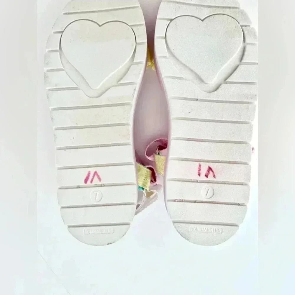 Stoney Clover Lane X Target‎ Pastel Comfortable Adjustable Strap Sandals Size 7
